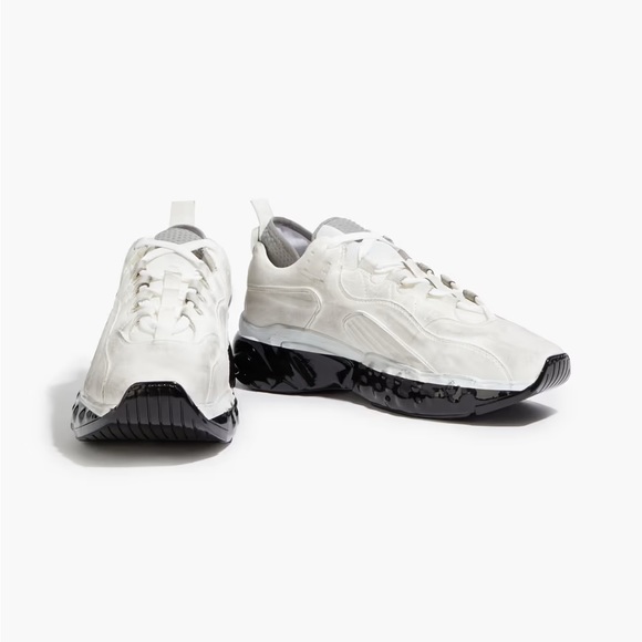 ACNE STUDIOS Distressed faux suede sneakers - Picture 2 of 5